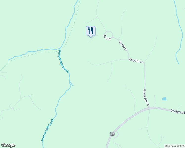 map of restaurants, bars, coffee shops, grocery stores, and more near 8468 Gray Fox Lane in King George