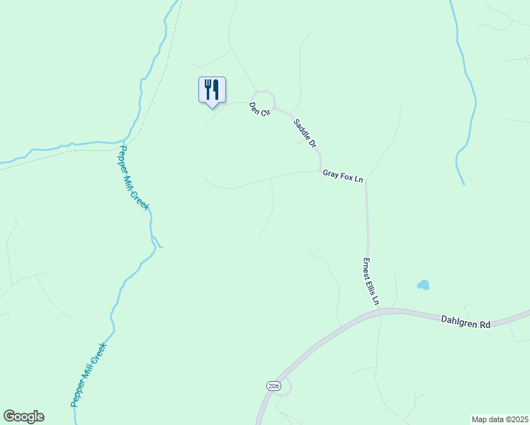 map of restaurants, bars, coffee shops, grocery stores, and more near 8658 Trumpet Court in King George