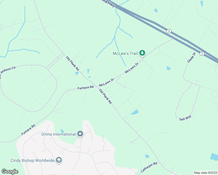 map of restaurants, bars, coffee shops, grocery stores, and more near 8305 Old Plank Road in Fredericksburg