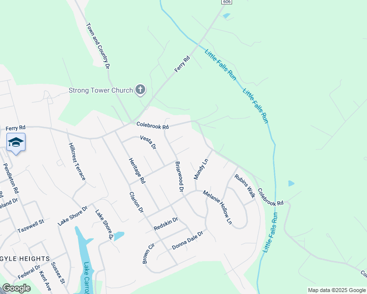 map of restaurants, bars, coffee shops, grocery stores, and more near 4 Wynngate Court in Fredericksburg