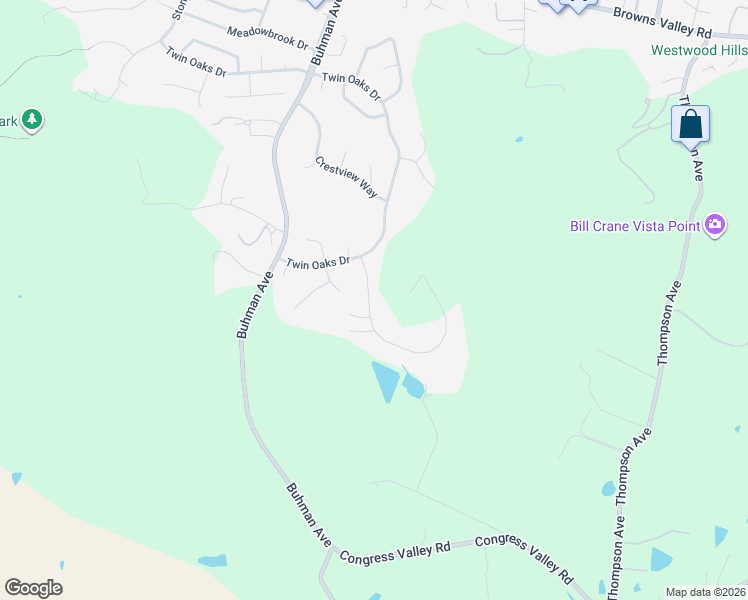 map of restaurants, bars, coffee shops, grocery stores, and more near 1012 Stonebridge Drive in Napa