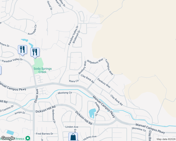 map of restaurants, bars, coffee shops, grocery stores, and more near 1830 Atwoodville Court in Fairfield