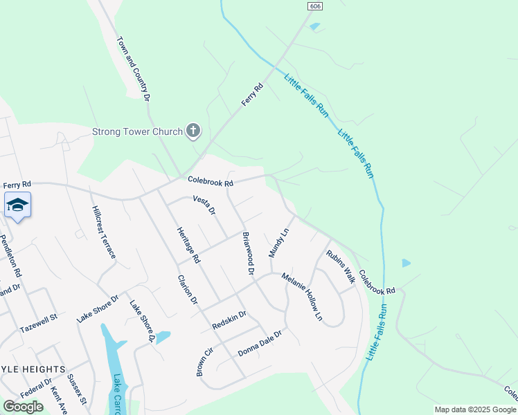 map of restaurants, bars, coffee shops, grocery stores, and more near 4 Wynngate Court in Fredericksburg
