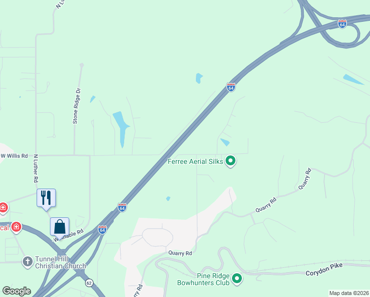 map of restaurants, bars, coffee shops, grocery stores, and more near 1510 West Willis Road in Georgetown