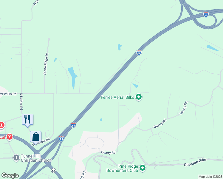 map of restaurants, bars, coffee shops, grocery stores, and more near 1510 West Willis Road in Georgetown