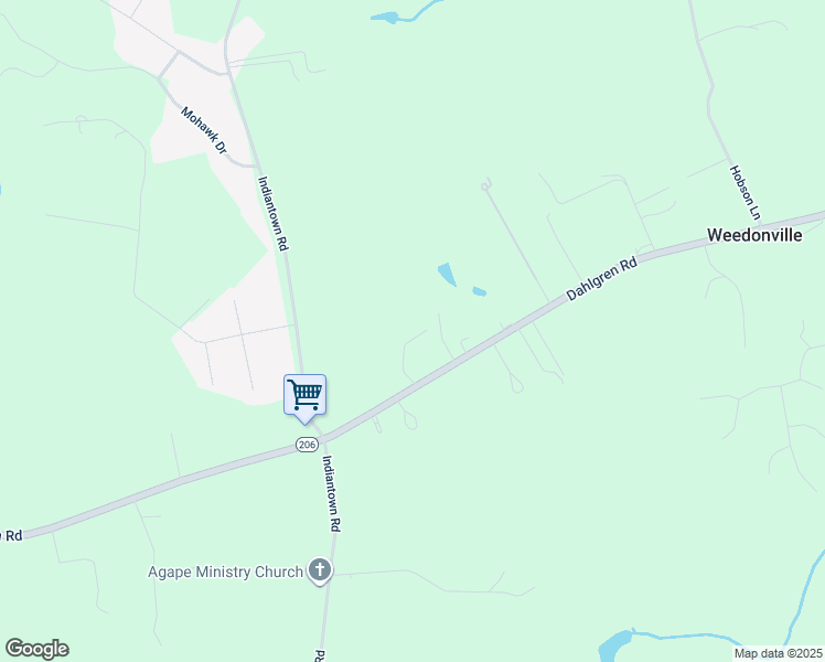 map of restaurants, bars, coffee shops, grocery stores, and more near 8348 Electric Avenue in King George