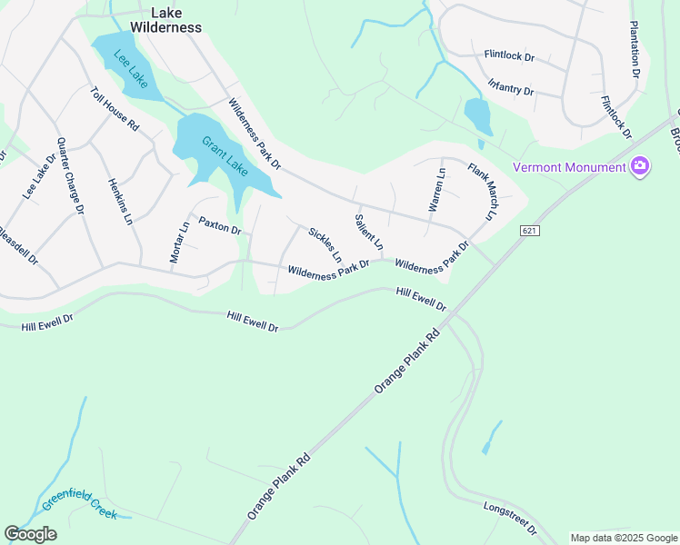 map of restaurants, bars, coffee shops, grocery stores, and more near 13208 Wilderness Park Drive in Spotsylvania