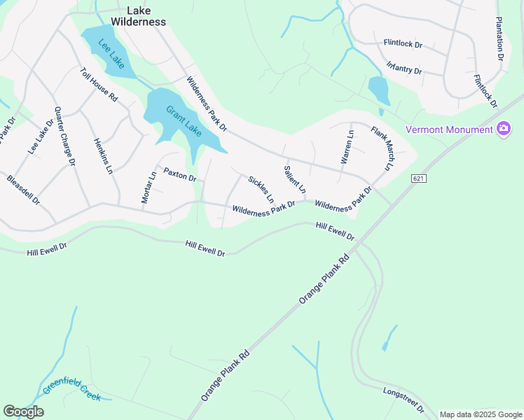 map of restaurants, bars, coffee shops, grocery stores, and more near 13208 Wilderness Park Drive in Spotsylvania