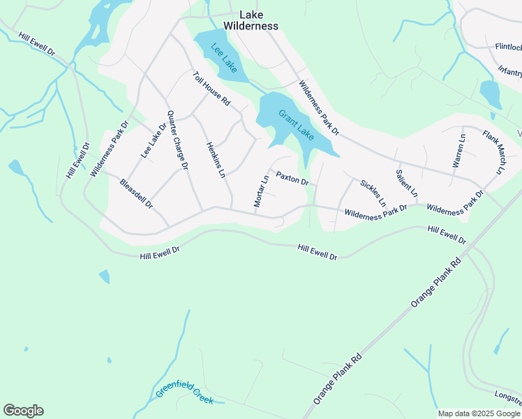 map of restaurants, bars, coffee shops, grocery stores, and more near 12900 Wilderness Park Drive in Spotsylvania