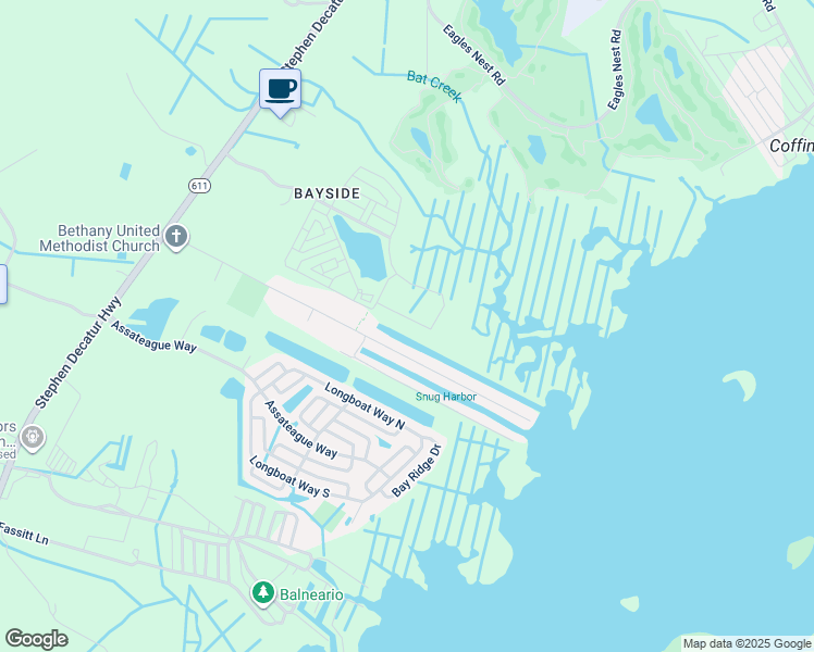 map of restaurants, bars, coffee shops, grocery stores, and more near 12385 Hidden Bay Drive in Berlin