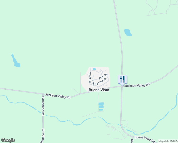 map of restaurants, bars, coffee shops, grocery stores, and more near 5989 W Park Dr in Ione