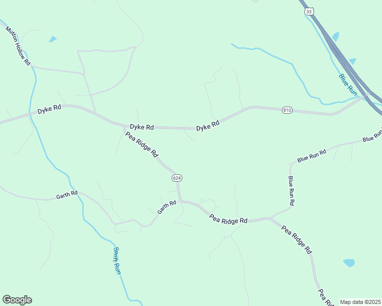 map of restaurants, bars, coffee shops, grocery stores, and more near 14200 Dyke Road in Stanardsville