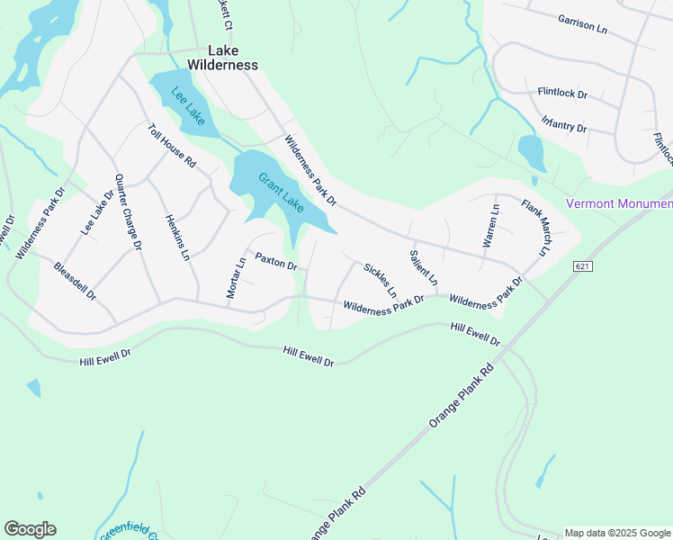 map of restaurants, bars, coffee shops, grocery stores, and more near 12406 Mueller Lane in Spotsylvania