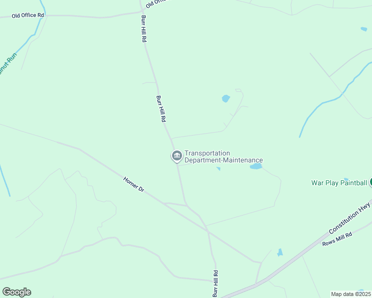 map of restaurants, bars, coffee shops, grocery stores, and more near 7511 Burr Hill Road in Rhoadesville