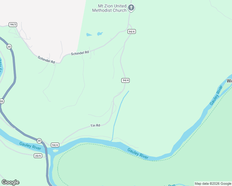 map of restaurants, bars, coffee shops, grocery stores, and more near 727 Curtain Road in Craigsville