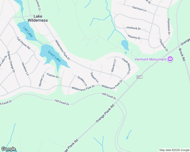 map of restaurants, bars, coffee shops, grocery stores, and more near 12407 Salient Lane in Spotsylvania