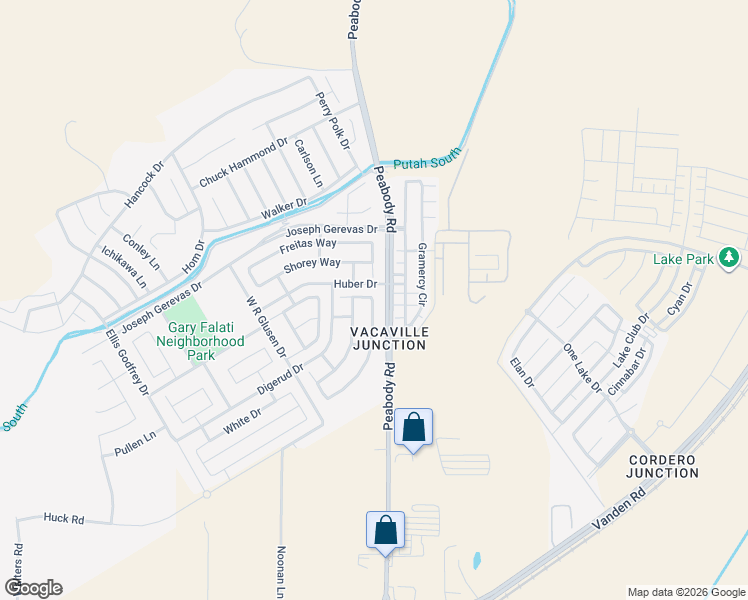 map of restaurants, bars, coffee shops, grocery stores, and more near in Fairfield