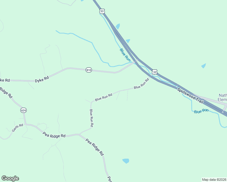 map of restaurants, bars, coffee shops, grocery stores, and more near 379-667 Blue Run Road in Stanardsville