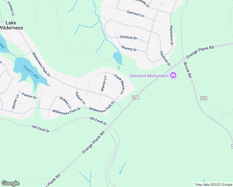 map of restaurants, bars, coffee shops, grocery stores, and more near 13502 Flank March Lane in Spotsylvania