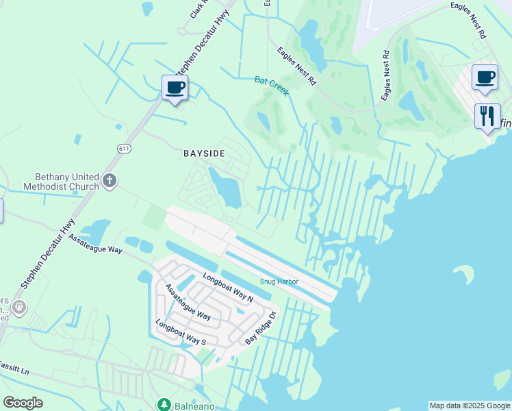 map of restaurants, bars, coffee shops, grocery stores, and more near 12359 Hidden Bay Drive in Berlin