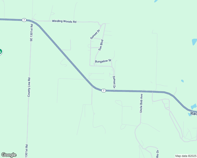 map of restaurants, bars, coffee shops, grocery stores, and more near 10501-10699 Sun Hill Road in Clinton