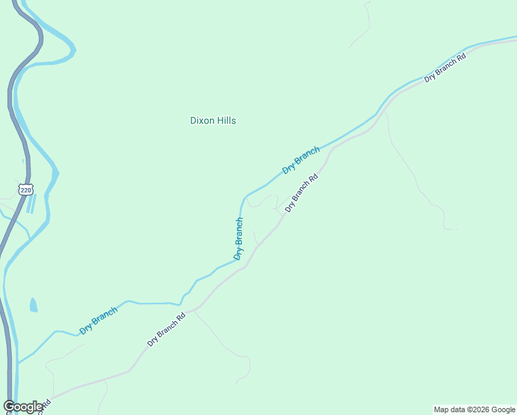map of restaurants, bars, coffee shops, grocery stores, and more near 1287 Dry Branch Road in Monterey