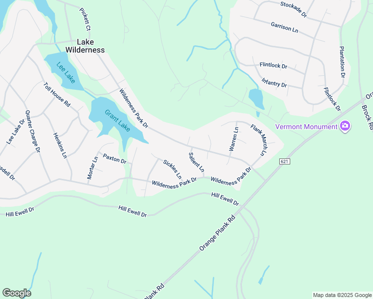 map of restaurants, bars, coffee shops, grocery stores, and more near 12414 Salient Lane in Spotsylvania