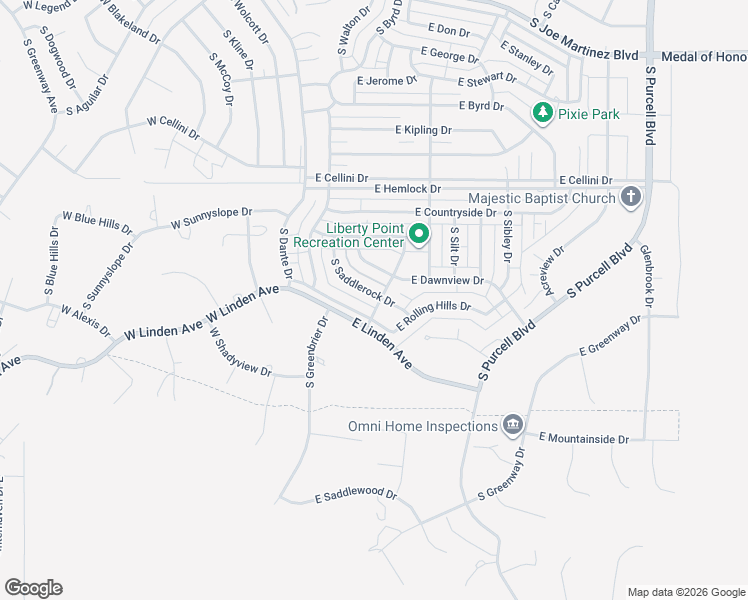 map of restaurants, bars, coffee shops, grocery stores, and more near 1033 South Saddlerock Drive in Pueblo West