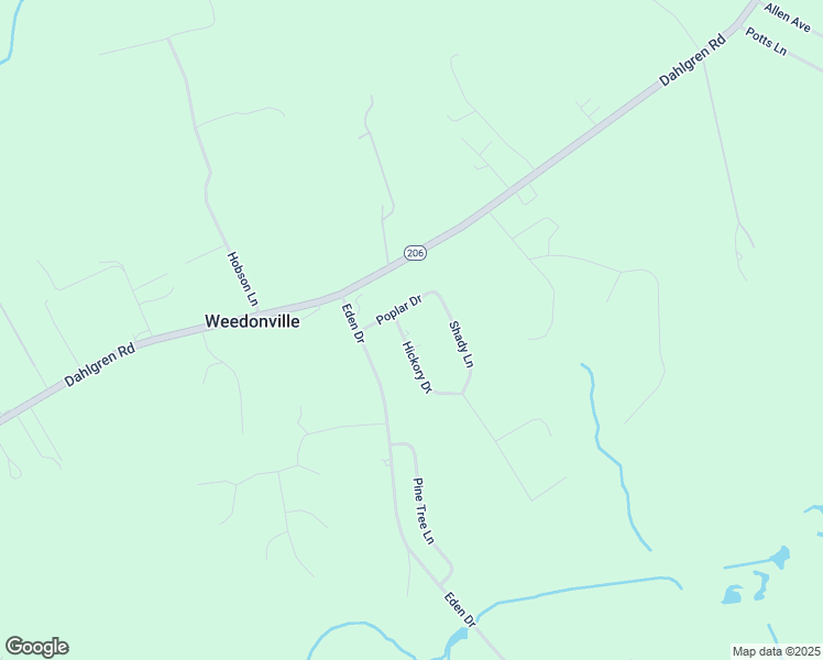 map of restaurants, bars, coffee shops, grocery stores, and more near 8237 Hickory Drive in King George
