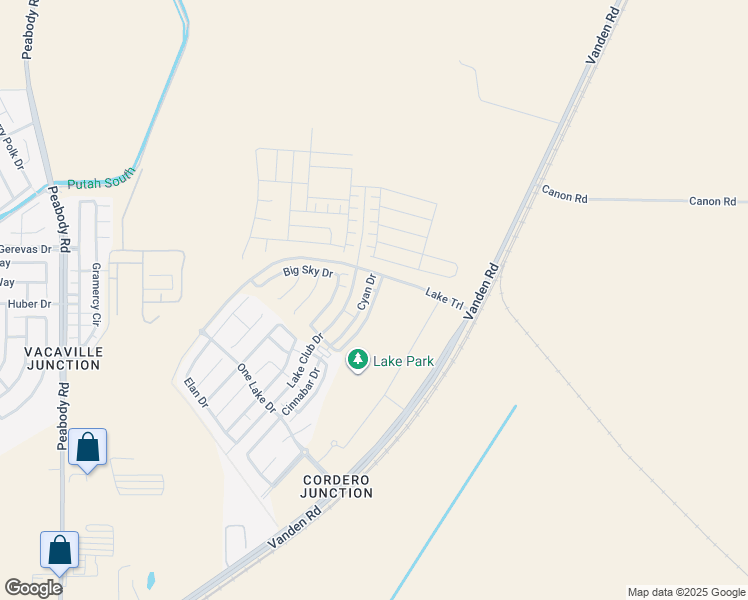 map of restaurants, bars, coffee shops, grocery stores, and more near 2440 Shore Vista in Fairfield