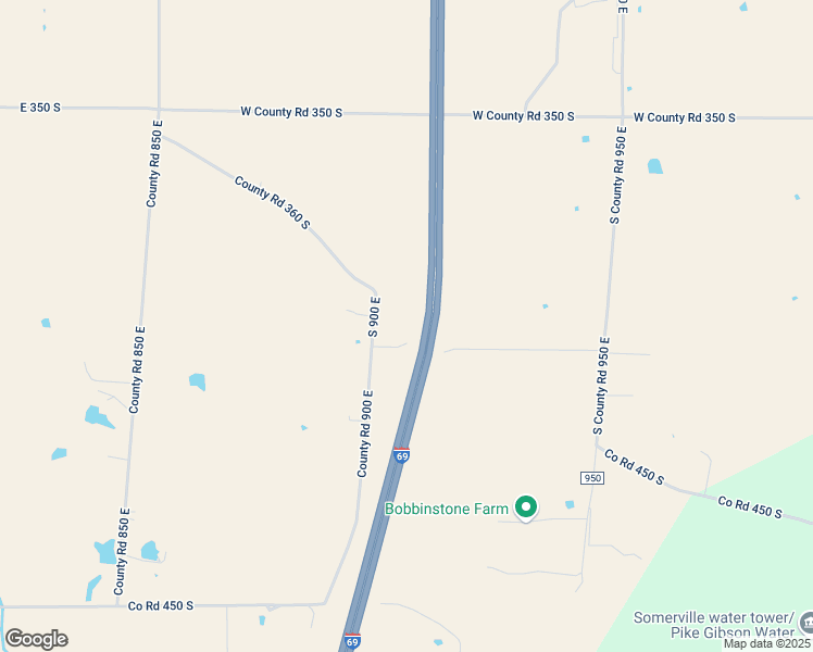 map of restaurants, bars, coffee shops, grocery stores, and more near 9112 East 400 South in Oakland City