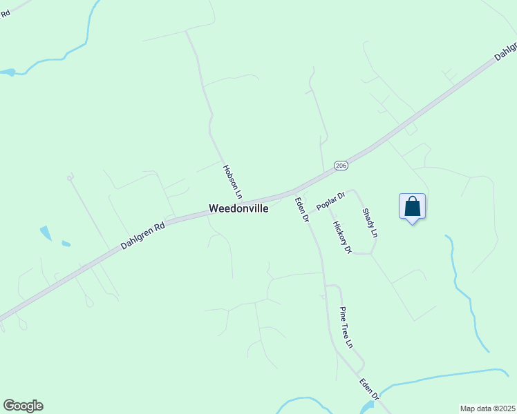 map of restaurants, bars, coffee shops, grocery stores, and more near 11018 Dahlgren Road in King George