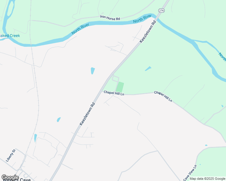map of restaurants, bars, coffee shops, grocery stores, and more near 40 Chapel Hill Lane in Weyers Cave