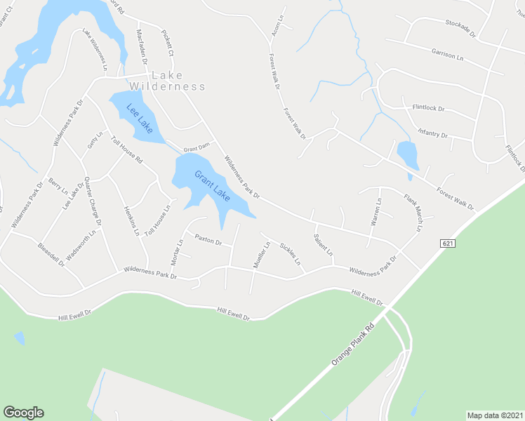 map of restaurants, bars, coffee shops, grocery stores, and more near 11516 Wilderness Park Drive in Spotsylvania
