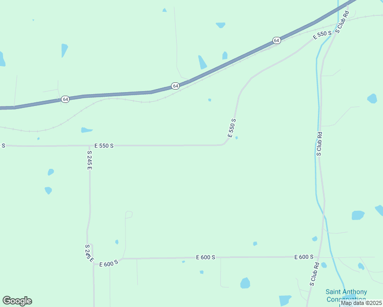 map of restaurants, bars, coffee shops, grocery stores, and more near 2940 East 550 South in Huntingburg