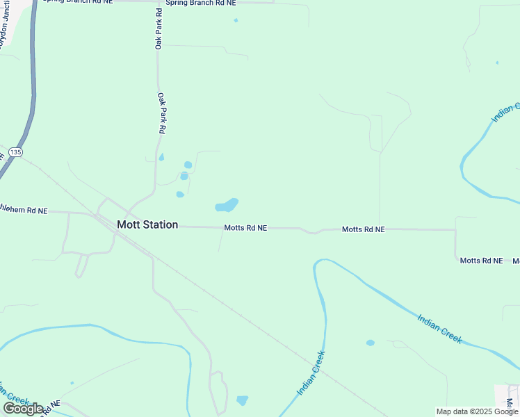 map of restaurants, bars, coffee shops, grocery stores, and more near 2350 Motts Road Northeast in New Salisbury