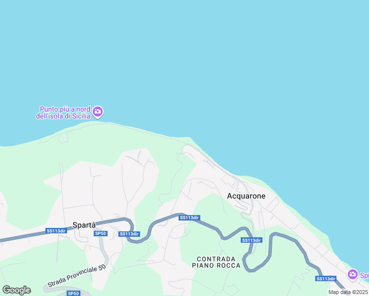 map of restaurants, bars, coffee shops, grocery stores, and more near 181 Via Lungomare in Sant'Alessio Siculo