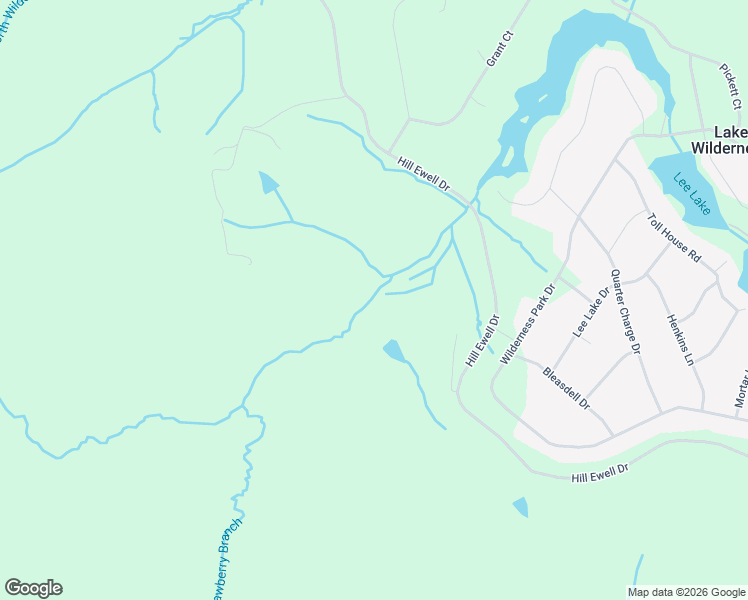 map of restaurants, bars, coffee shops, grocery stores, and more near Hill Ewell Drive in Spotsylvania