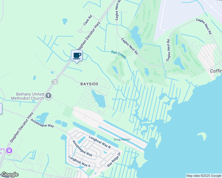 map of restaurants, bars, coffee shops, grocery stores, and more near 12337 Hidden Bay Drive in Berlin