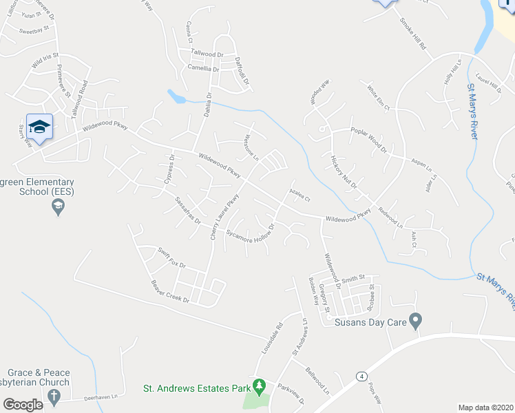 map of restaurants, bars, coffee shops, grocery stores, and more near 44070 Grape Ivy Lane in California