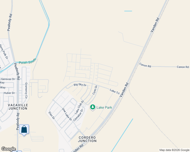 map of restaurants, bars, coffee shops, grocery stores, and more near 5712 Lake Club Drive in Fairfield