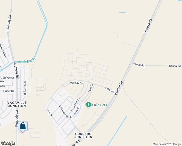 map of restaurants, bars, coffee shops, grocery stores, and more near 5716 Lake Club Drive in Fairfield