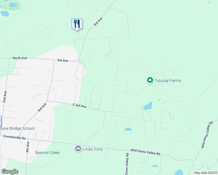 map of restaurants, bars, coffee shops, grocery stores, and more near 2047 Kirkland Road in Napa