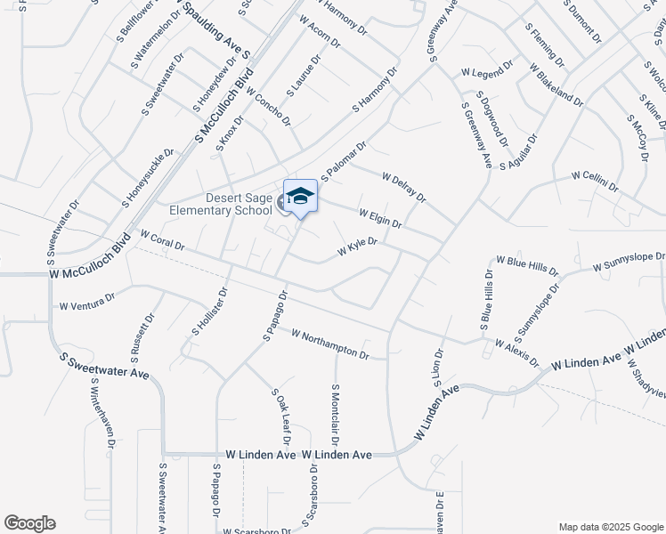 map of restaurants, bars, coffee shops, grocery stores, and more near 271 W Kyle Dr in Pueblo