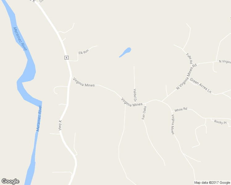 map of restaurants, bars, coffee shops, grocery stores, and more near Virgina Mines Road in Saint Clair