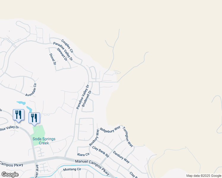 map of restaurants, bars, coffee shops, grocery stores, and more near 1788 Pistacia Court in Fairfield