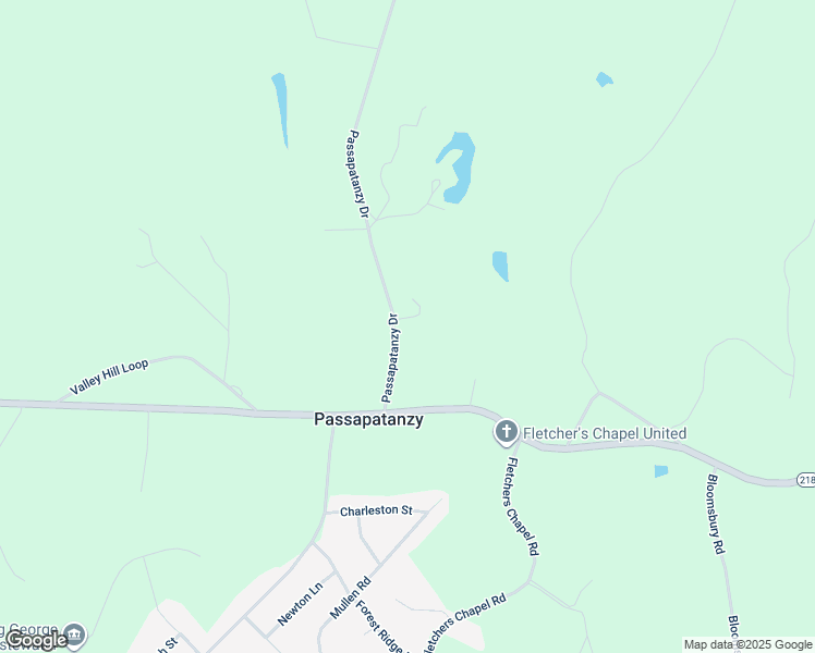 map of restaurants, bars, coffee shops, grocery stores, and more near 8205 Passapatanzy Drive in King George