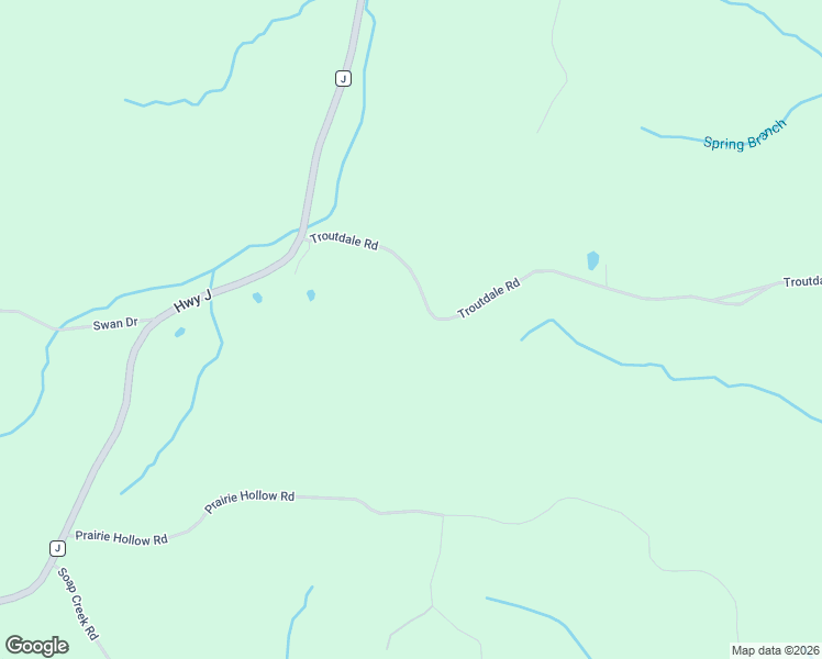 map of restaurants, bars, coffee shops, grocery stores, and more near 11158 Troutdale Road in Gravois Mills