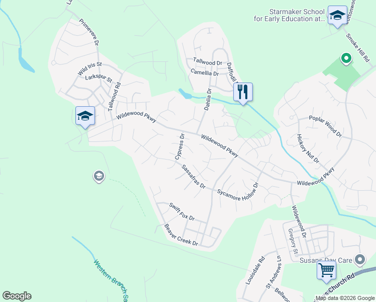 map of restaurants, bars, coffee shops, grocery stores, and more near 43935 Willow Leaf Way in California