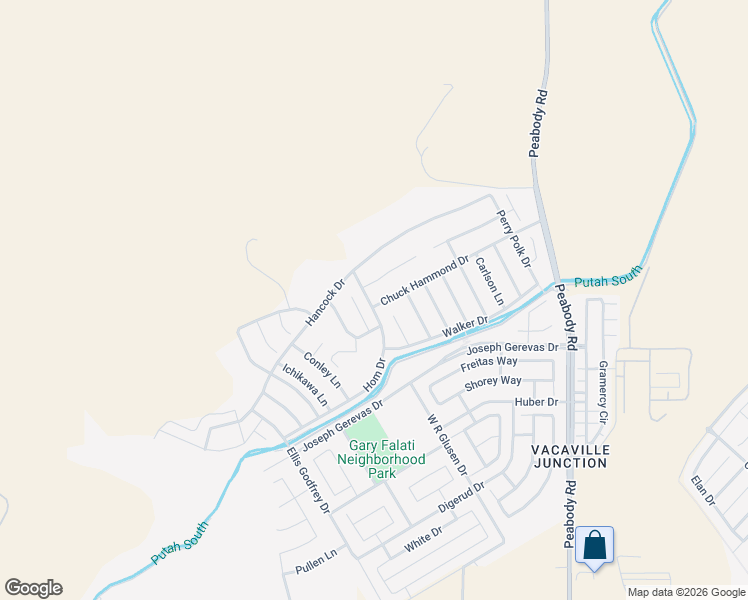 map of restaurants, bars, coffee shops, grocery stores, and more near 5290 Hom Drive in Fairfield